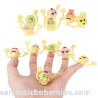 ICCQ Finger PVC Puppets Monster 6 pcs Finger Puppets Cartoon Monster Puppets for Kids Babies Toddlers & The Whole Family B07P11SHDM